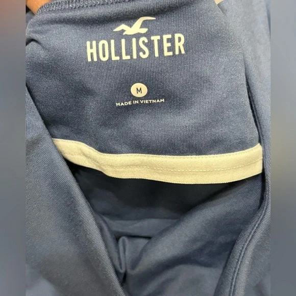 Hollister Blue Cutout-Back Bodysuit – Size M - Picture 2 of 5